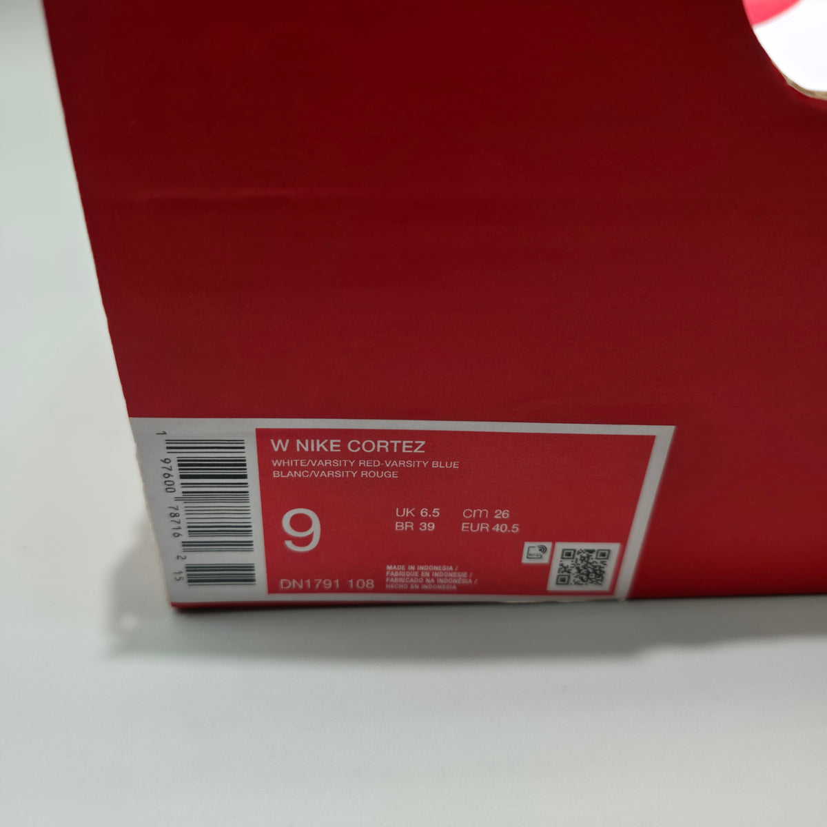 Nike Cortez Leather Women’s Trainers White Red Blue DN1791-108