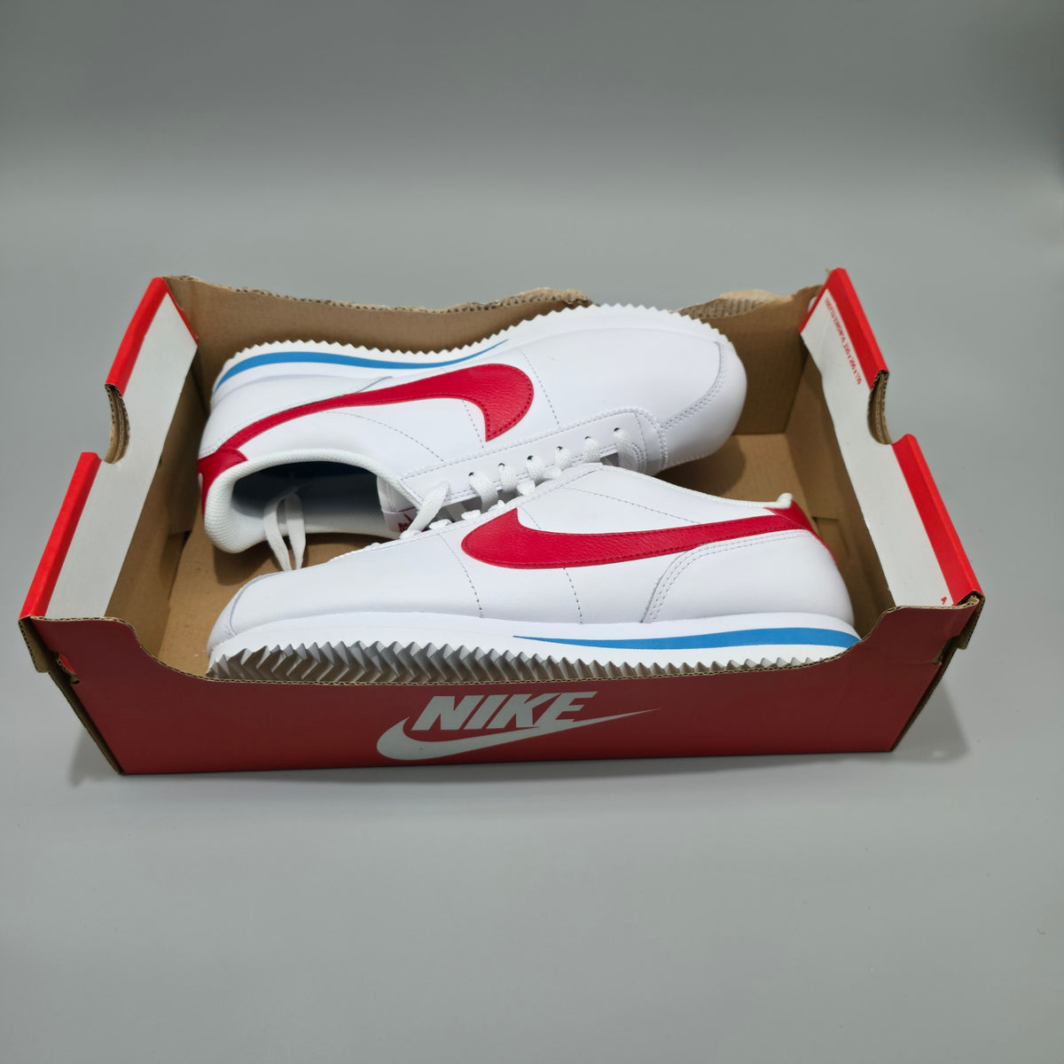 Nike Cortez Leather Women’s Trainers White Red Blue DN1791-108
