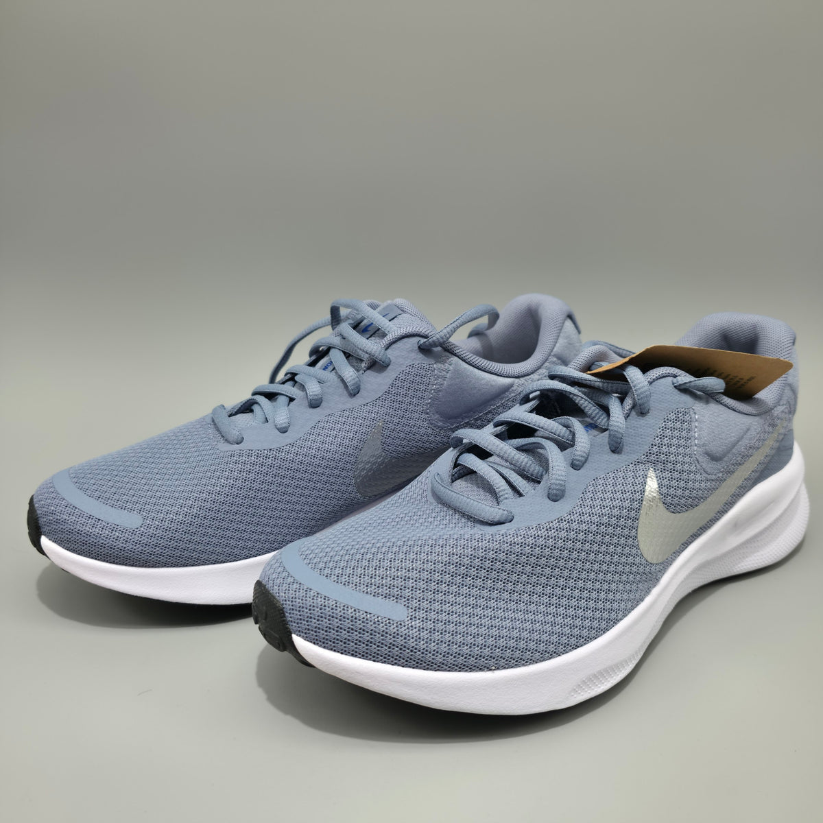 Nike Revolution 7 Men’s Running Trainers Blue Silver FB2207-403