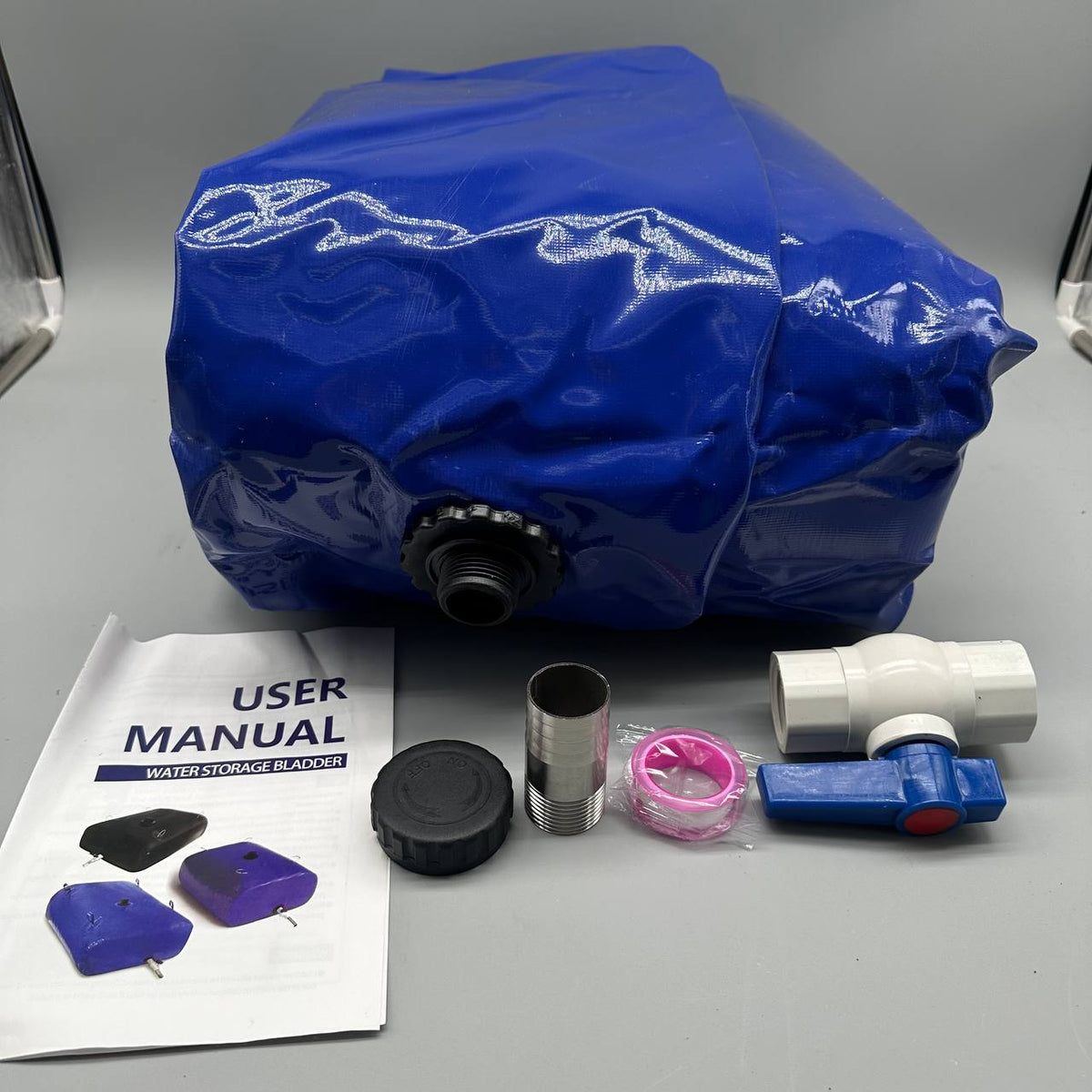 Water Storage Tank 1000L Foldable Portable Bladder Bag Irrigation Emergency Use