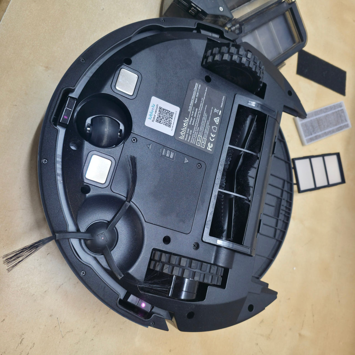 Robot Vacuum & Mop 4500Pa LiDAR WiFi Used No Mop Cloth Lubluelu SL68