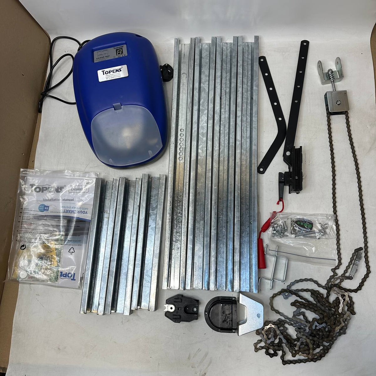 Garage Door Opener Automatic Electric Motor Drive System TOPENS CASAR800 (Broken)