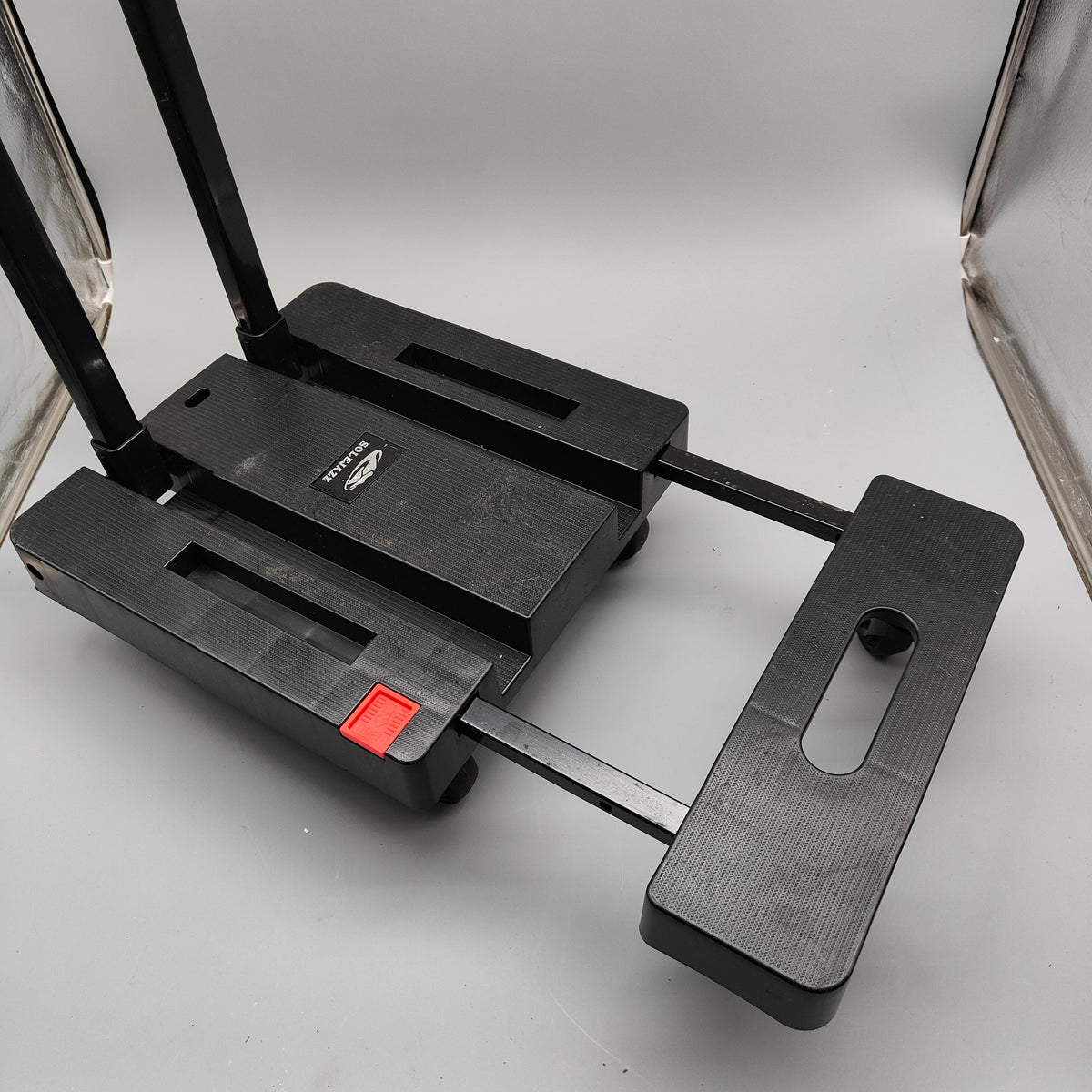 Folding Sack Truck Hand Trolley 230kg 6 Wheel Dolly Luggage Cart Bungee SOLEJAZZ