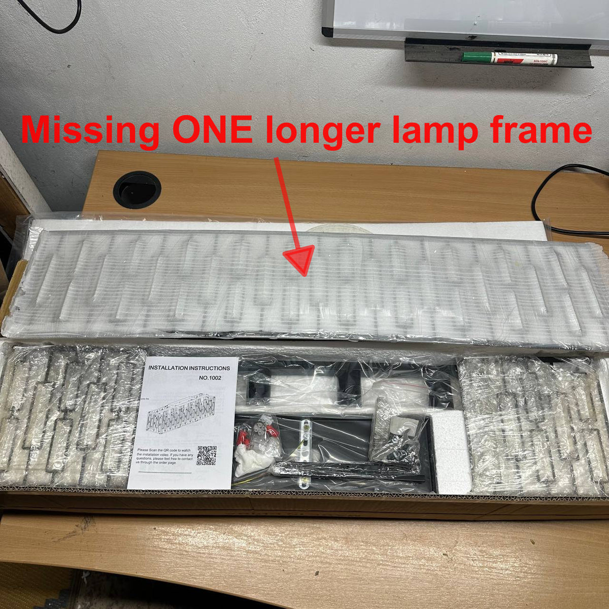 Crystal Ceiling Light 6 Light Black Rectangular Chandelier E27 Modern JIINOO