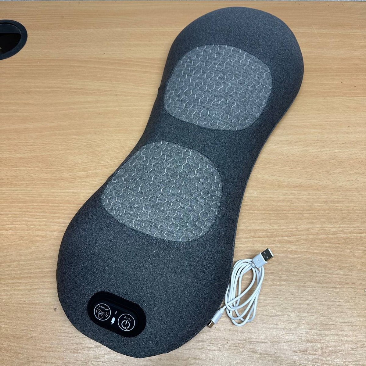 Back Massager 3 in 1 Neck Lower Back Therapy Heat Pain Relief Grey TheraBack