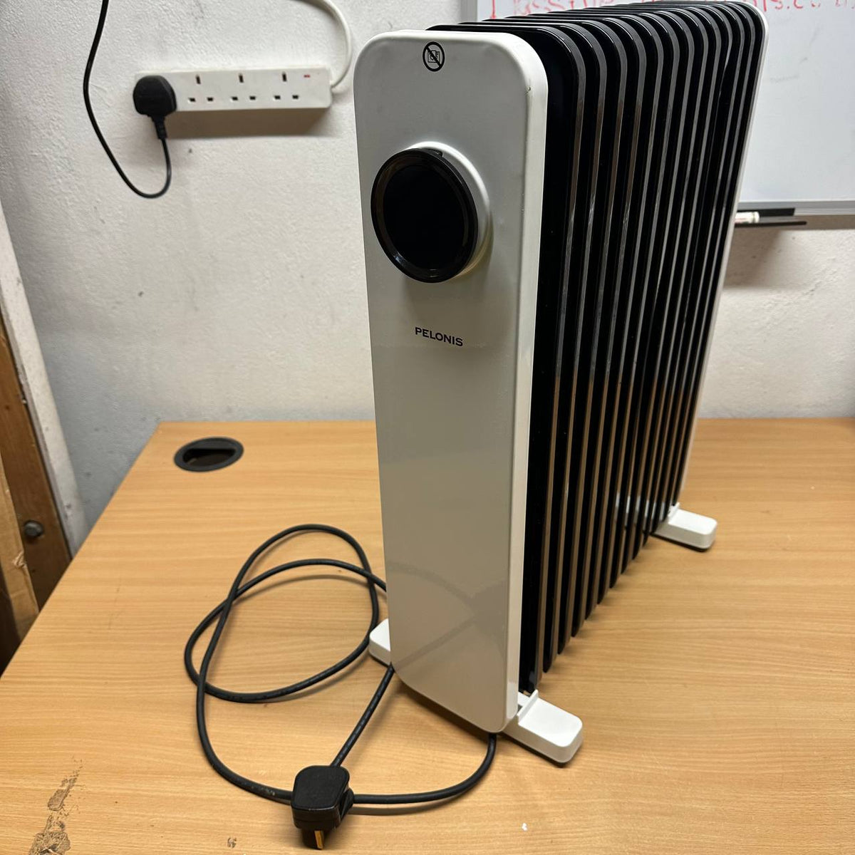 Oil Filled Radiator 2500W Electric Heater 3 Heat Settings Timer Touch PELONIS