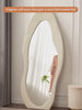 CEIEVER Asymmetrical Wavy Mirror, 168x68 cm, Arch Floor Standing, Full Length - Massive Discounts