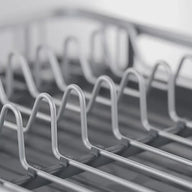 KINGRACK 31x44cm Aluminum Dish Drying Rack with Removable Drip Tray