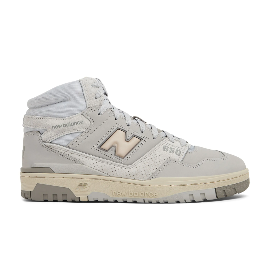 New Balance 650 High-Top Sneakers, Leather Trainers, UK 6.5 / EU 40-Massive Discounts