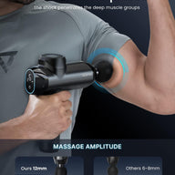 RENPHO R3 Upgrade Power Massage Gun Deep Tissue LCD Touch Black - Massive Discounts
