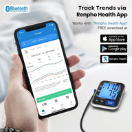 RENPHO Smart Blood Pressure with App, Upper Arm, Heart Rate Detection - Massive Discounts