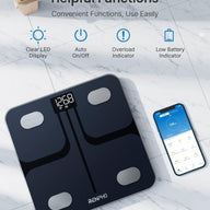 RENPHO Smart Wi-Fi Body Fat Scales for Body Weight With App - Massive Discounts