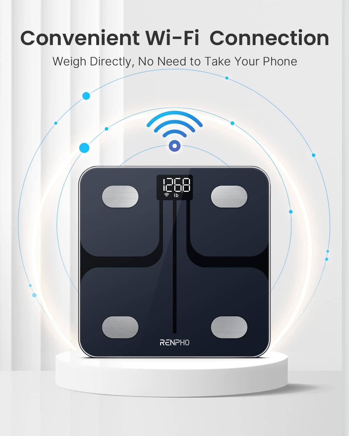 RENPHO Smart Wi-Fi Body Fat Scales for Body Weight With App - Massive Discounts