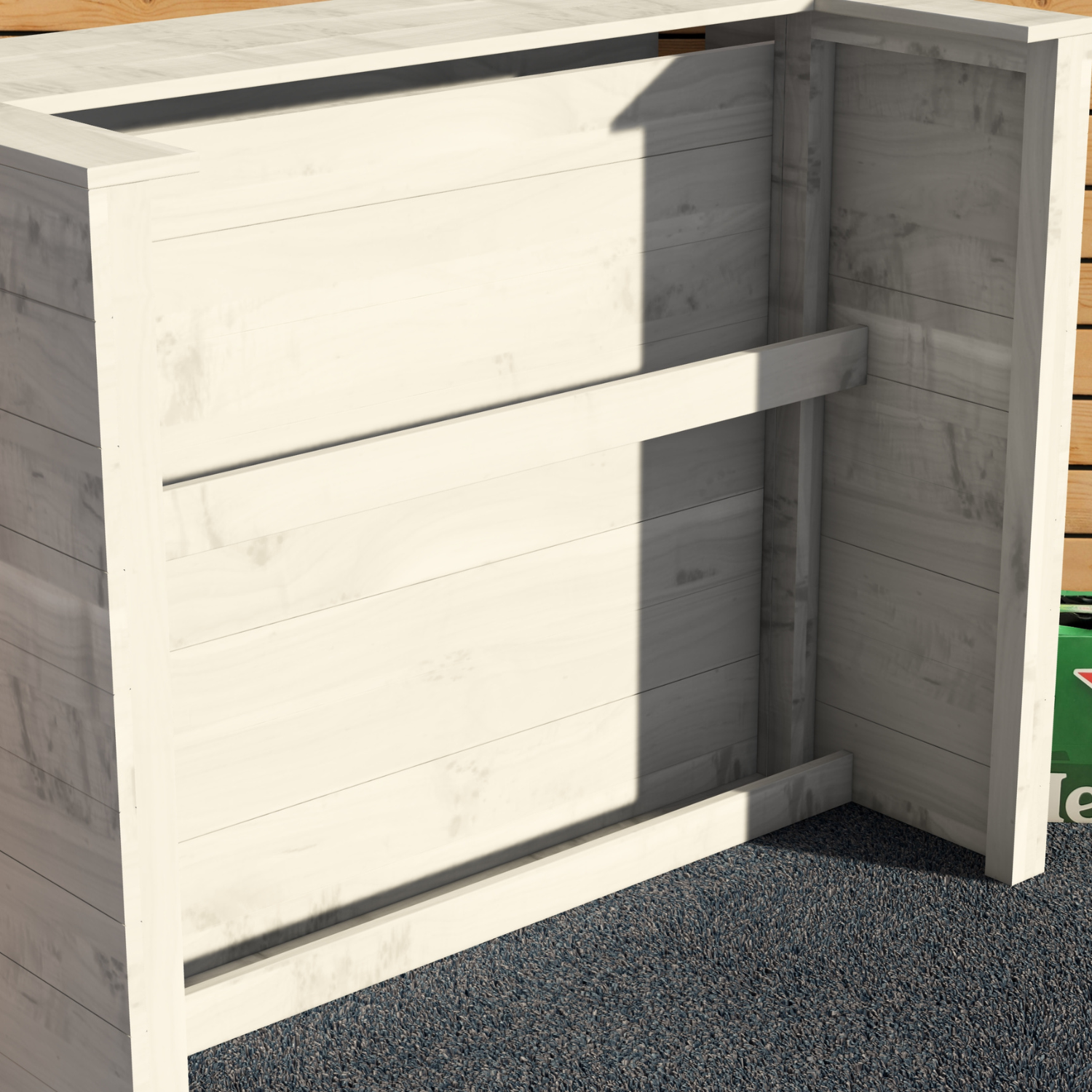 Garden Bar Outdoor Wooden Drinks Bar Rustic Patio Entertaining