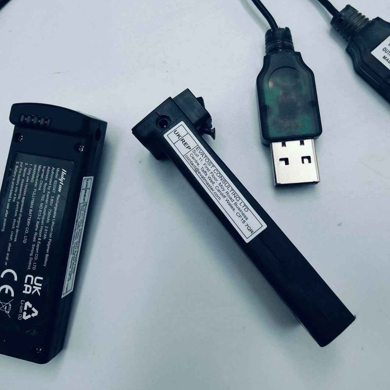 Holyton Batteries Chargers Original Spare Parts for HT25 Mini Drone