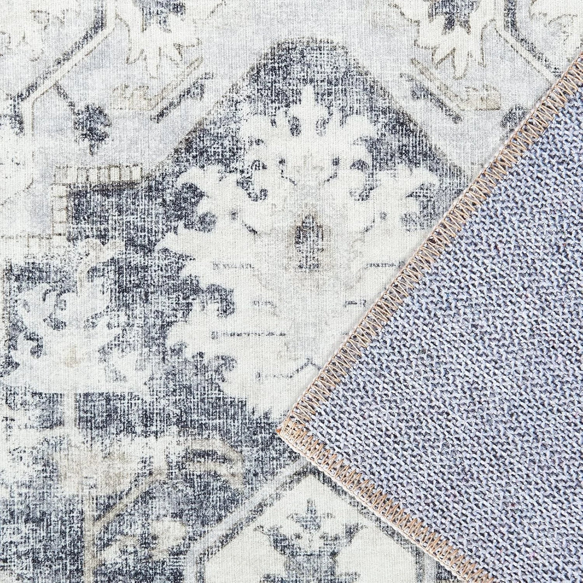 Large Area Rug 270x365cm Vintage Washable Non Slip Living Room Carpet TOPICK