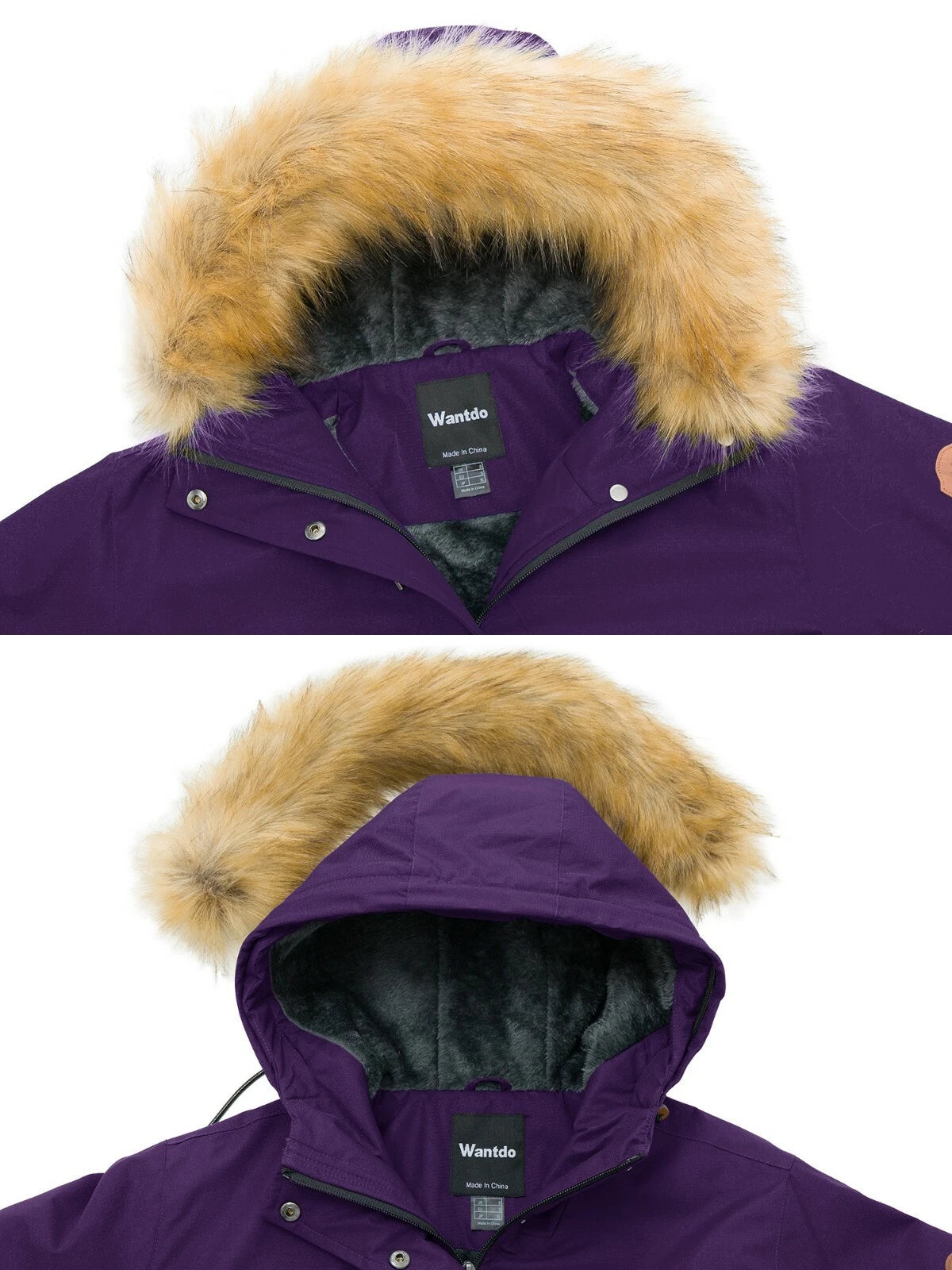 Womens Jacket Waterproof Winter Coat Ski Snowboarding Size L Wantdo