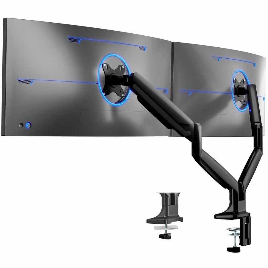 Dual Ultrawide Monitor Desk Mount 40 Inch Pneumatic Spring Arms Heavy Duty VIVO