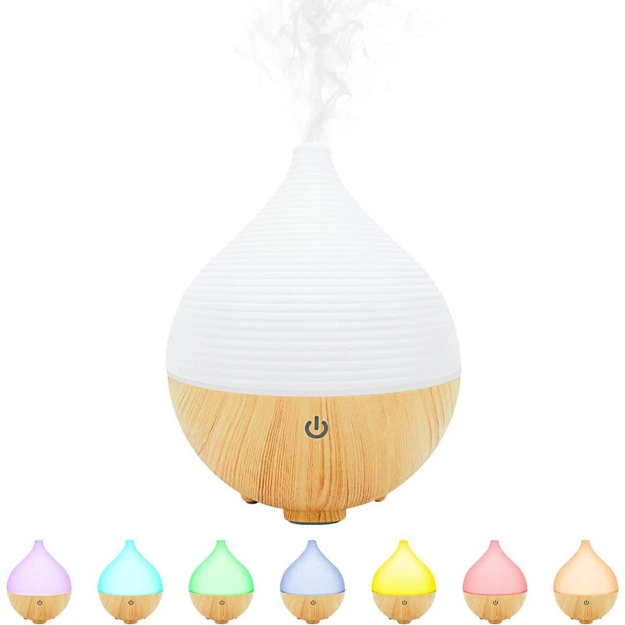 Small Essential Oil Diffuser Cool Mist Humidifier 3 Mode Aromatherapy VVFLED