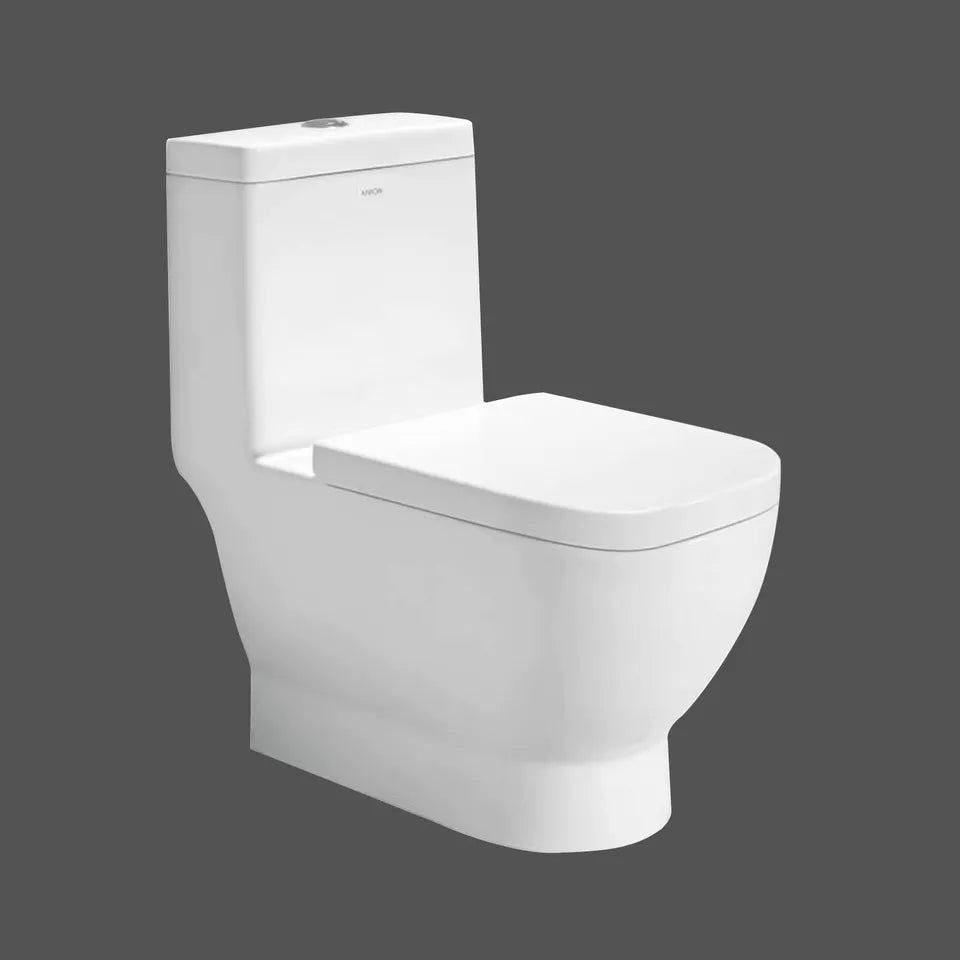 Anmas Power D-Shape Toilet Seat, Soft Close, Removable