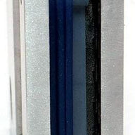 Set of 2 Shower Door Hinges Glass to Glass Brackets Suitable 6-12mm Glass - Massive Discounts