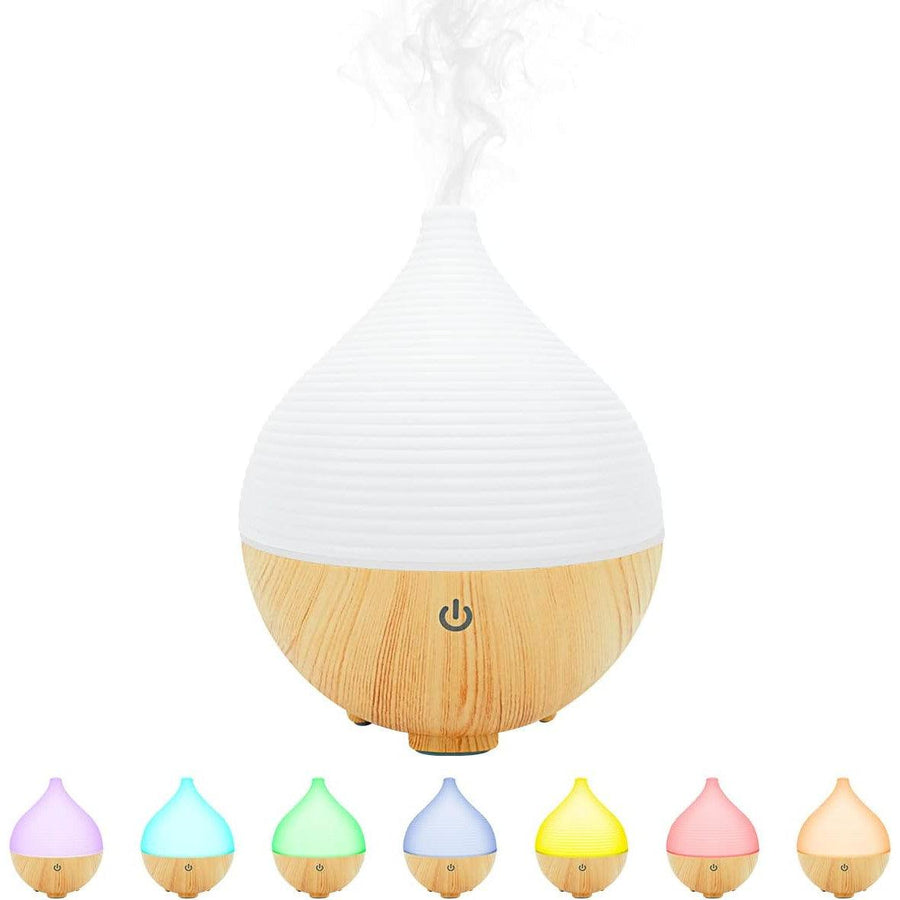 Essential Oil Diffuser, Cool Mist Humidifier, 160ml, Adjustable 7 Color Light - Massive Discounts