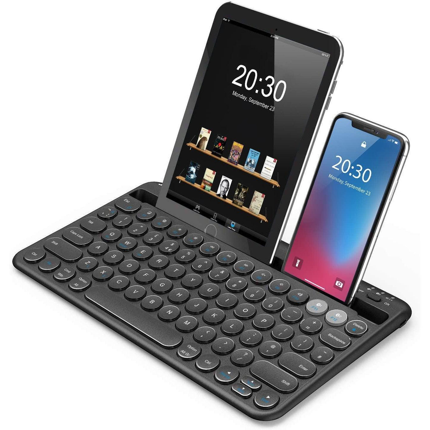 Small Rechargeable Wireless Keyboard Compatible with Andriod iOS Windows - Massive Discounts