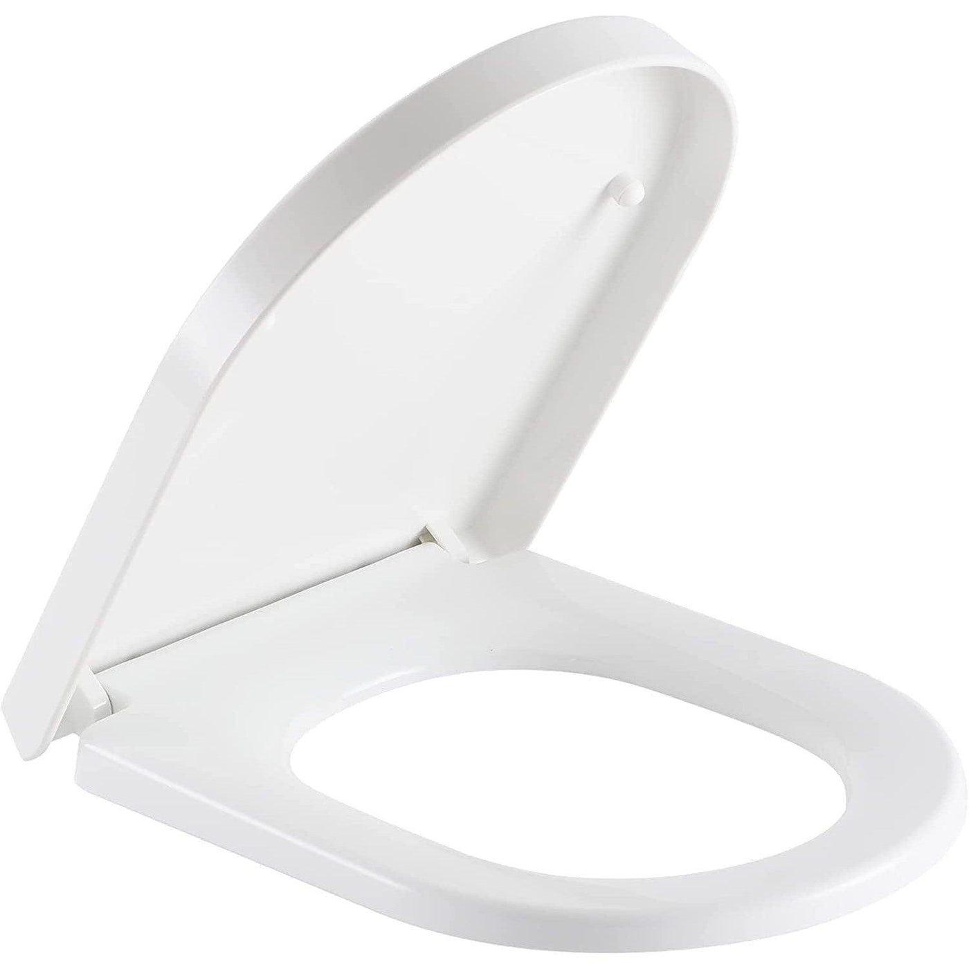 SADALAK Soft Close D-Shaped Toilet Seat Quick Release Hinges, White - Massive Discounts