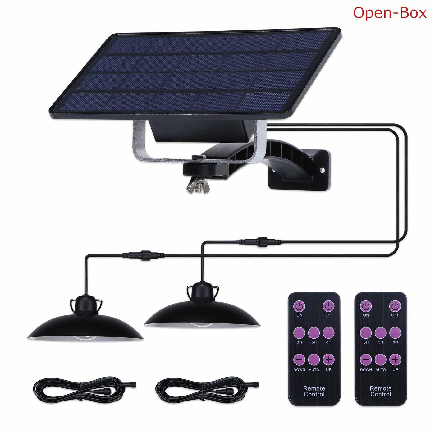Solar Shed Lights Outdoor Indoor Dimmable Manual Remote Cold White - Massive Discounts
