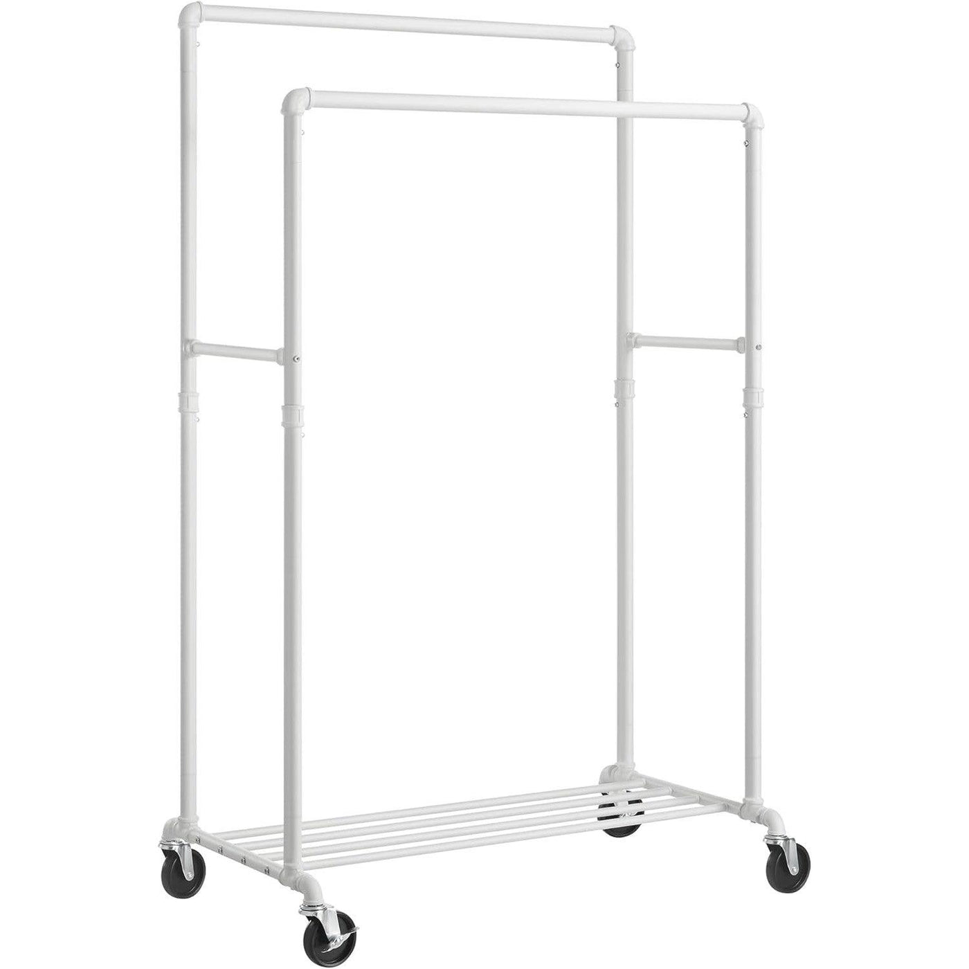 SONGMICS Clothes Rail Stand with Double 100 cm Long Hanging Rails - Massive Discounts