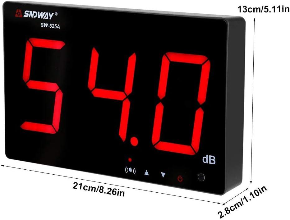 Sound Level Meter, 30~130db 9.6in LCD Display Wall Hanging Decibel Noise Measuring - Massive Discounts