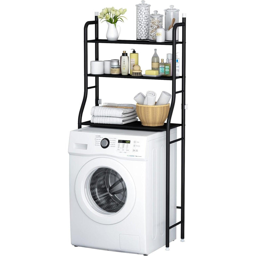 Storage Rack 3-Tier Drum Washing Machine Space-Saving Multi-Functional - Massive Discounts