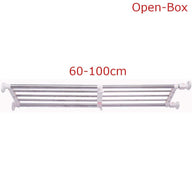 Tension Shelf Expandable Rod 600-100cm Closet System Storage Organizer - Massive Discounts