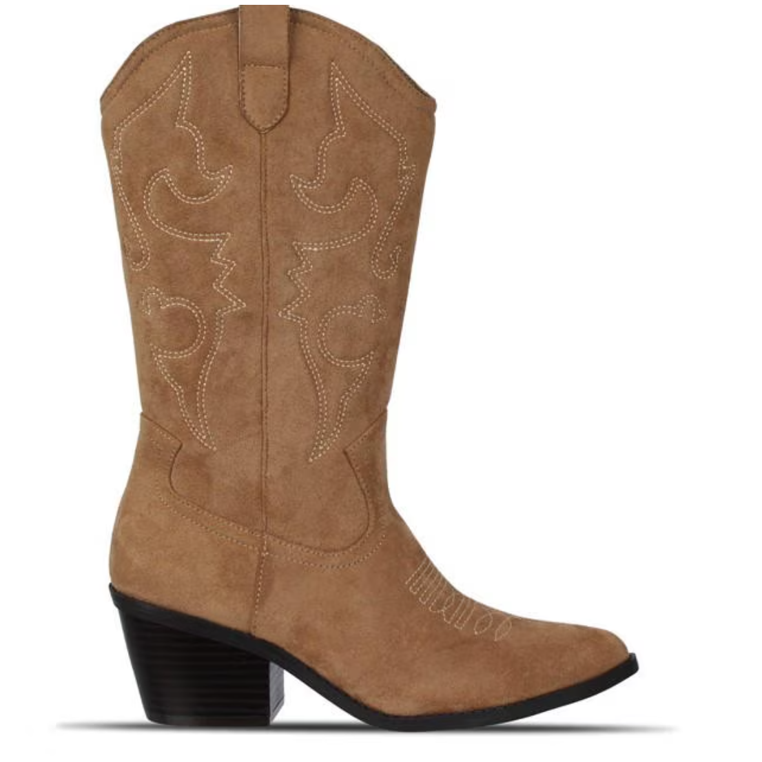 I Saw It First Faux Suede Western Boots UK 6 /EU 39-Massive Discounts