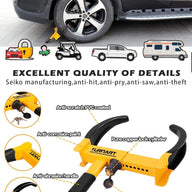 Turnart Wheel Clamp Lock Tyre Lock Cars Trailer Caravan Security Anti Theft - Massive Discounts