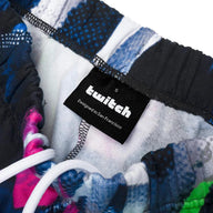 Twitch Printed Jogger Sweatpants - Trousers Multicolor Black 2XL - Massive Discounts