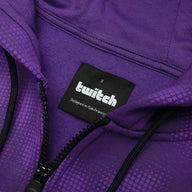 Twitch Zip Up Hoodie Purple, Full-Zip Hooded Sweatshirt, Top Hoodie XL - Massive Discounts