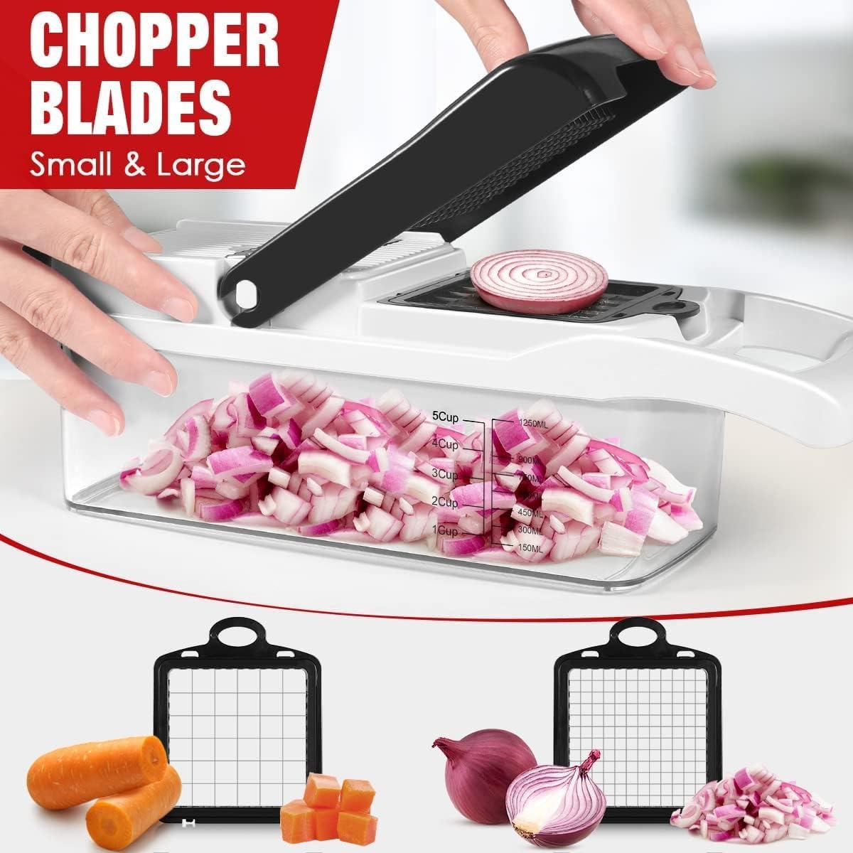 Vegetable Chopper 16-in-1 Onion Chopper & Dicer | Peeler, Spiralizer - Massive Discounts