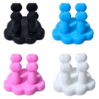 Adhesive Wall Hooks 4 Pack No Drill Bathroom Towel Key Toothbrush Holder