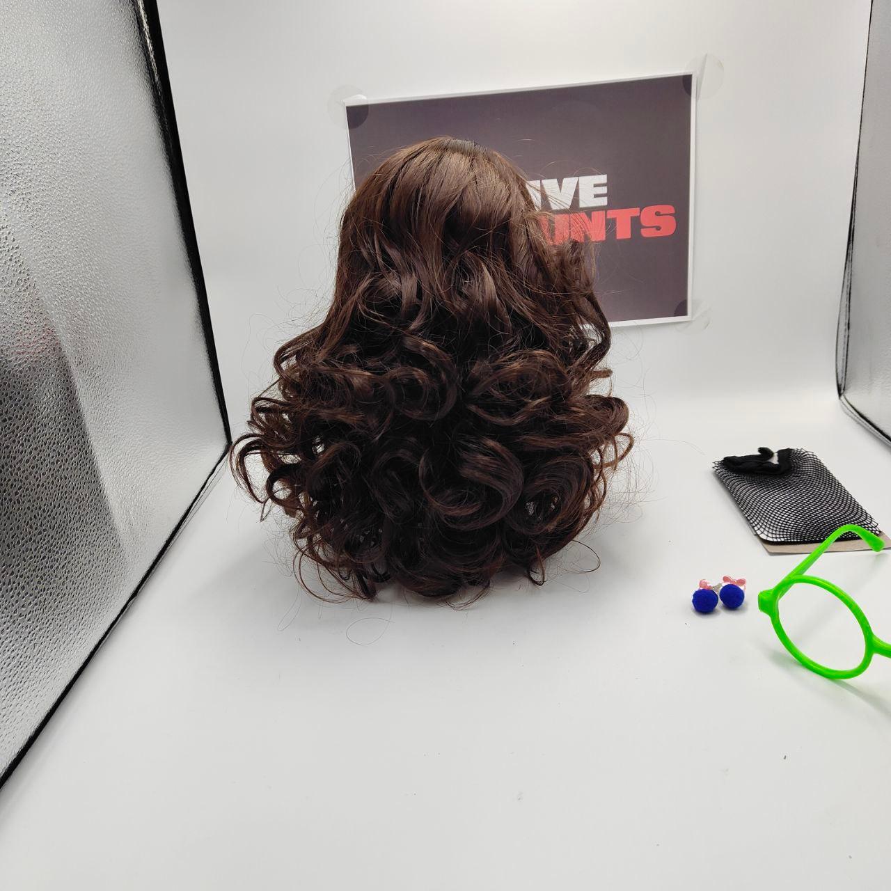 Wavy Bob Wigs for Women Dark Brown 14inch Heat Resistant Synthetic Hair - Massive Discounts