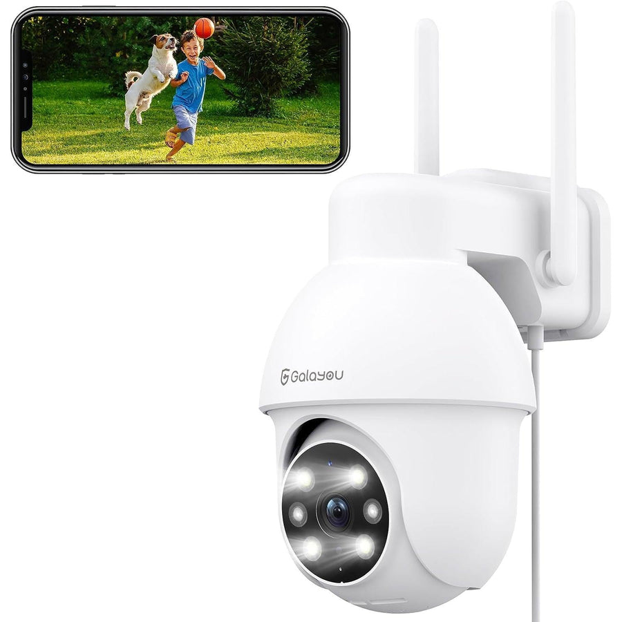 WiFi Camera with Color Night Vision, Pan-Tilt View, App Notification - Massive Discounts