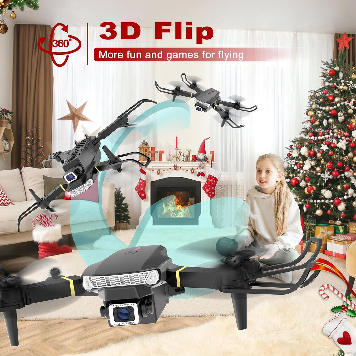 Wipkviey T27 Foldable Drone for Kids/Adults/Beginners with 720P Camera - Massive Discounts