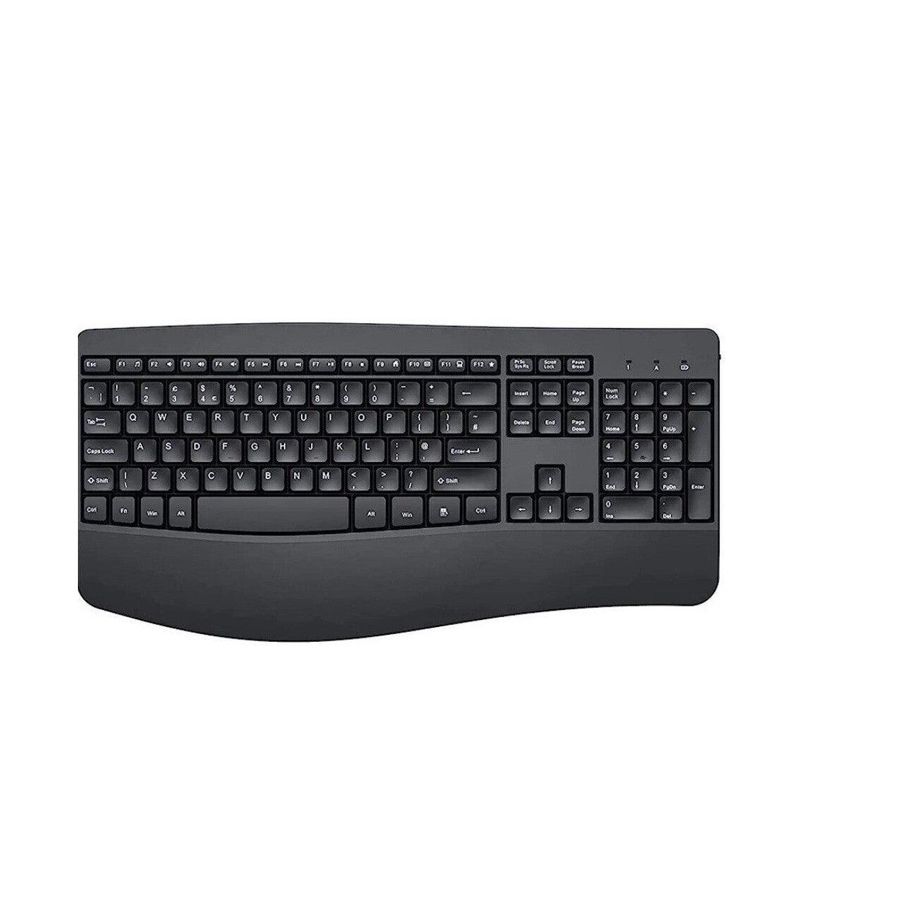 Wireless Keyboard Full Size QWERTY UK Cordless for Windows PC - Massive Discounts