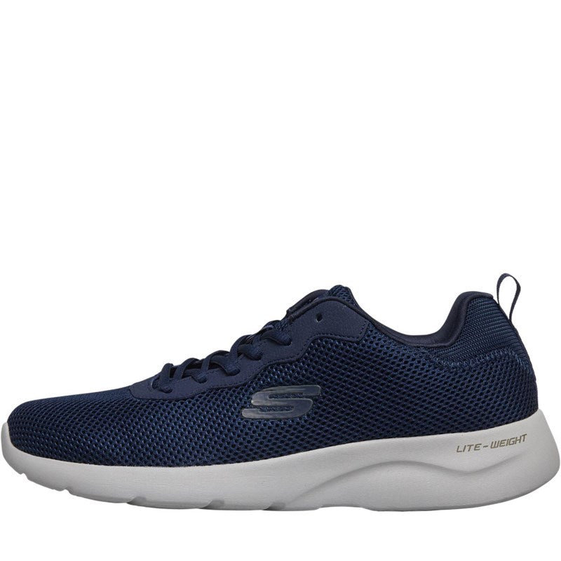 SKECHERS Mens Dynamight 2.0 Rayhill Trainers Navy/Grey Size UK8 / EU 42