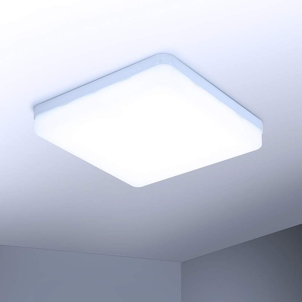 Yafido Ceiling Light 36W LED Daylight White Ø23cm Indoor Square - Massive Discounts