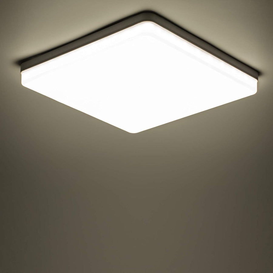 Yafido Ceiling Light Ultra Slim 48W Square Natural White 30x30x4cm - Massive Discounts