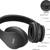 Zihnic Bluetooth Over-Ear Headphones, Foldable Wireless Stereo - Massive Discounts