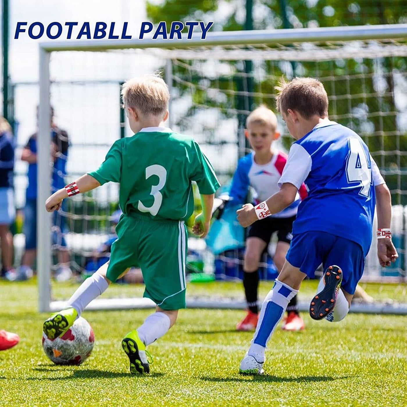 50 PCS Football-themed Slap Bracelet set Kids & Adults for memorable Party - Massive Discounts
