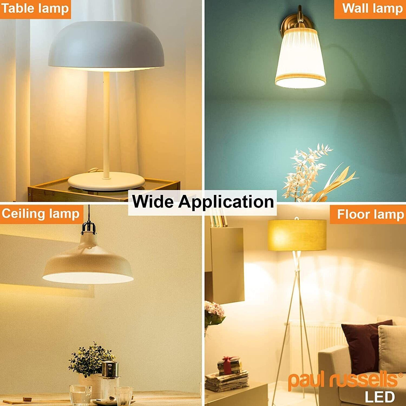 6 pcs LED Light Bulbs Edison Screw E27, Warm white, 11W 1050LM LED Bulbs - Massive Discounts