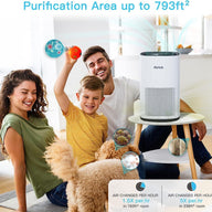 AIRTOK Air Purifiers with HEPA Filter Removes 99.97% of Particles - Massive Discounts